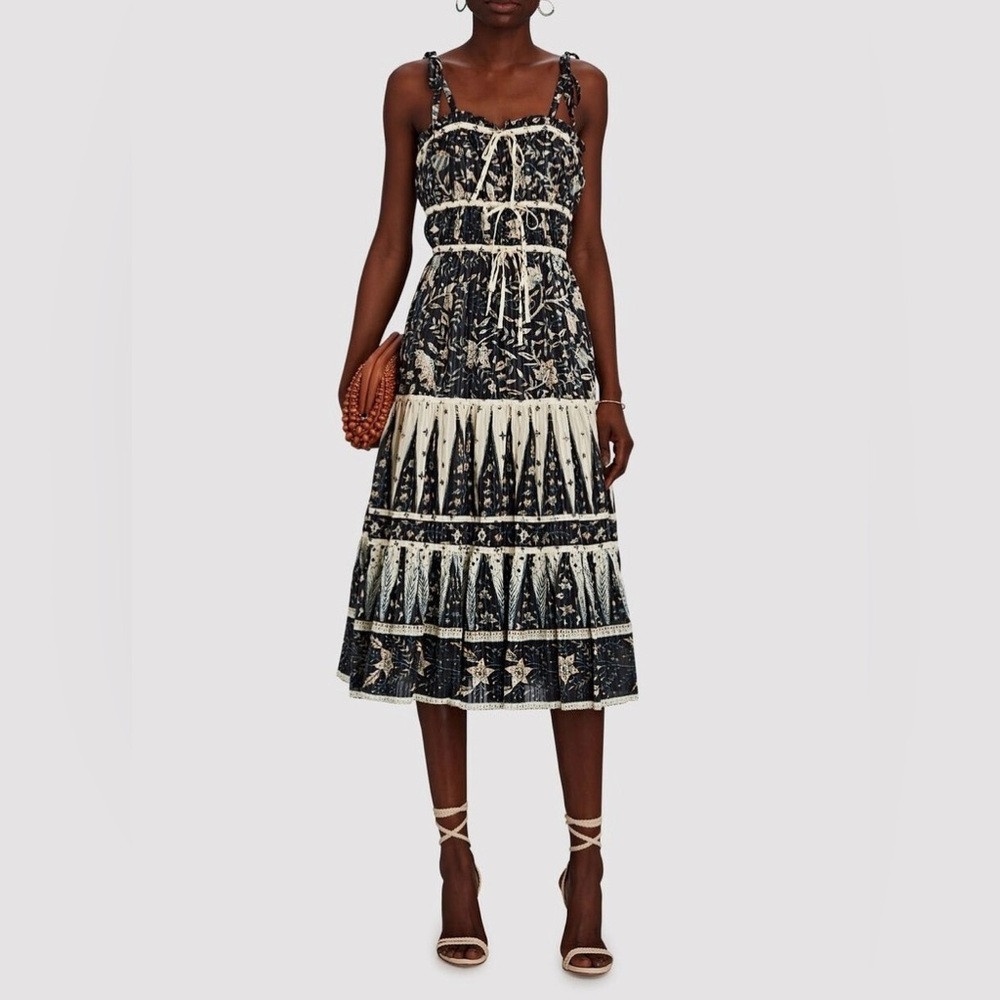 Ulla Johnson Floral Midi Dress